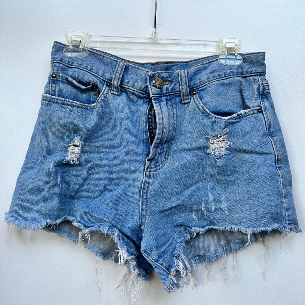 Denim shorts